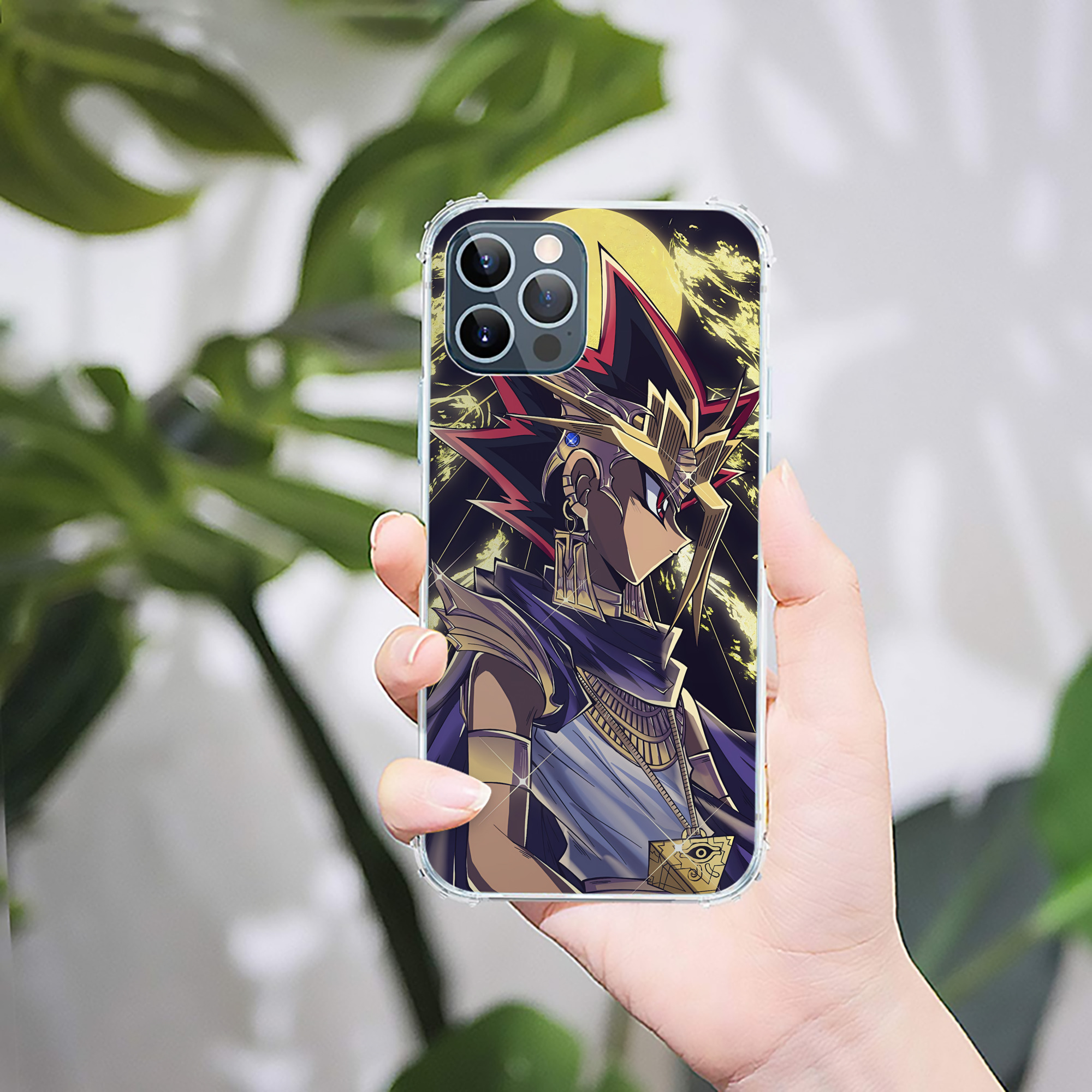 （画像用） 遊☆戯☆王 Yu-Gi-Oh! 【iPhone 12シリーズ対応】透明スマホケース（クリアソフトケース）